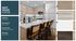 Drift Wood color scheme flyer with cabinet, backsplash, countertop, and flooring details