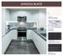 white cabinets, black counter tops, charcoal wood flooring, white marble backsplash