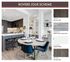 gray-brown cabinets, white countertops, gray-brown wood flooring, light gray backsplash