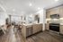 Contemporary apartment with open-concept living space, stylish kitchen, and elegant dining area, ideal for modern living.