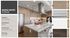 Elegant kitchen showcasing the Maple White Scheme with Olmo Ambience cabinets, Skyline backsplash, Maple White Quartz countertop, and Ranch Oak flooring.