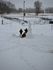 Snowman building contest 2025