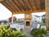 Outdoor lounge area