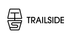 Minimalist Trailside logo with a geometric design and bold typography.