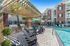 Poolside Grills and Seating | Edge at Lafayette | Apartments Lafayette, LA