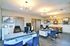 Elegant office space with modern furnishings, stylish decor, and a welcoming atmosphere.