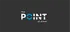 Sleek logo for The Point at Ames, showcasing modern font with a distinctive blue and white color scheme on a dark background.