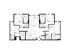 Modern 2D floor plan showcasing 4 spacious bedrooms, open-concept living area, and a sleek kitchen ideal for contemporary living.