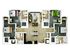 Elegant floor plan showcasing 3 bedrooms, an open-concept living area, gourmet kitchen, and two modern bathrooms.
