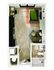 Modern open-plan studio apartment with a cozy bedroom, stylish living area, fully equipped kitchen, and elegant bathroom.