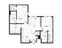 Elegant apartment floor plan highlighting 2 bedrooms, a cozy den, open-concept living area, and modern kitchen.