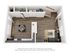Stylish open-plan apartment with wooden flooring, featuring a cozy living area, dining space, and modern kitchen.