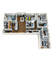Modern 3D floor plan showcasing 3 bedrooms, a chic open living area, and a sleek kitchen, perfect for stylish urban living.