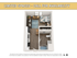 Inviting apartment layout showcasing an open-concept living area, cozy bedroom, modern kitchen, and stylish bathroom. Perfect for comfortable urban living.