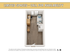Modern compact 3D apartment layout showcasing a cozy bedroom with workspace. Call for availability.