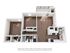 Modern 3D floor plan featuring two spacious bedrooms, a stylish open kitchen, and a cozy living area with hardwood floors, plus a balcony for added relaxation.
