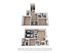 Modern 3D floor plan showcasing a spacious two-level layout with three bedrooms, dual car garage, and open-plan living area.