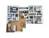 Modern 3D floor plan showcasing 3 bedrooms, elegant open-concept living and dining areas, and a stylish kitchen with breakfast bar.