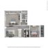 Modern 2D floor plan featuring an inviting open-concept living area, spacious kitchen with island, and stylishly appointed bedrooms.