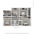 Inviting 3D floor plan depicting a modern 3-bedroom apartment with 2 bathrooms, a sleek kitchen, elegant living area, and ample closet space.