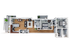 Elegant floor plan featuring a spacious 3-bedroom layout with modern kitchen, cozy living area, and convenient laundry; perfect for contemporary living.
