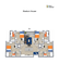 Stadium House floor plan with spacious 4-bedroom layout, open-concept living area, and modern kitchen design.