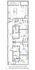 Elegant apartment floor plan showcasing a 4-bedroom layout with spacious living area, modern kitchen, and exclusive balcony access on the third floor.