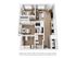 West Forty - Two Bedroom Floorplan