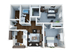 Stunning and sleek 2 bedroom, 1 bathroom furnished floorplan.