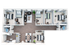 Modern floor plan featuring 4 bedrooms, spacious open living and dining area, and a sleek kitchen layout. Perfect for comfortable living.
