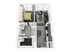 1x1 1B Floor Plan Image