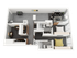 2x2 2B Floor Plan Image