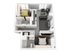 2x2 2E Floor Plan Image