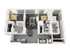 3x3 3C Floor Plan Image