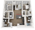 2 Bed 2 Bath - B2