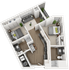 2 Bed 2 Bath - B8BC