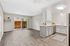 vacant living room and kitchen