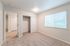 vacant bedroom with large closet