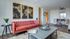 Furnished living room and dining room