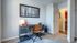 Home office with desk