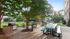 Picnic tables and grills