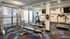 Fitness center with cardio and weight machines