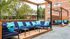 Outdoor lounge area