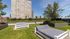 Daybeds in grassy area