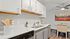 Arrive 4301 Kitchen with Stainless Steel Appliances with Grey and White Cabinetry