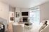 furnished living room with fireplace