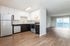 Arrive Clairemont Kitchen with White Cabinetry and Stainless Steel Appliances