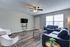 The social at Illinois State living room near ISU in Normal, IL student housing apartments