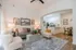 Arrive Chadds Ford Living ROom with Ceiling Fan and Connecting to Kitchen