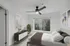 furnished bedroom
